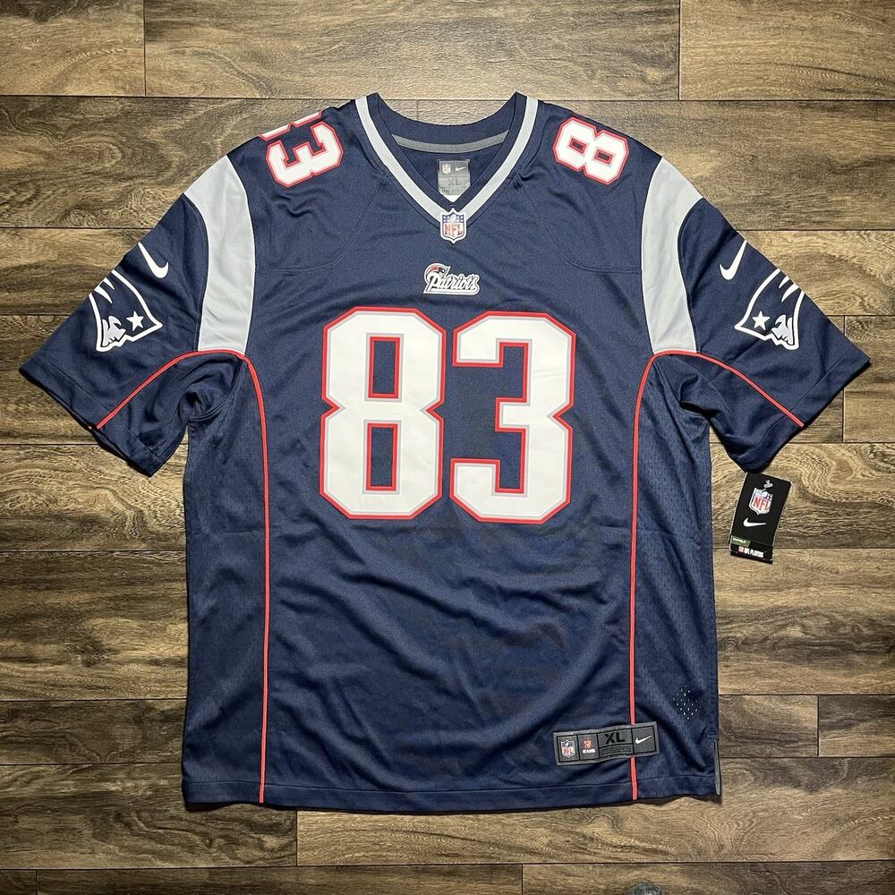 Nike Wes Welker #83 Patriots On Field Jersey Men's XL NWT 2012 Deadstock